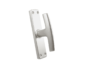 Maniglia per finestra cremonese Ginevra senza movimento placca mm.150x35 anodizzato varie finiture |  Brialma - immagine 3